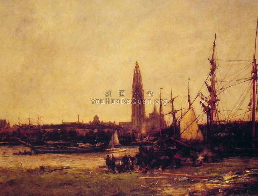 View of Antwerp - 安东尼·沃伦